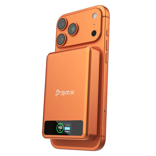BMX SolidSafe 10K Magnetic Power Bank Orange