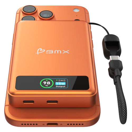 BMX SolidSafe 10K Magnetic Power Bank Orange