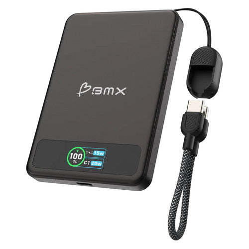 BMX SolidSafe 5K Magnetic Power Bank Black