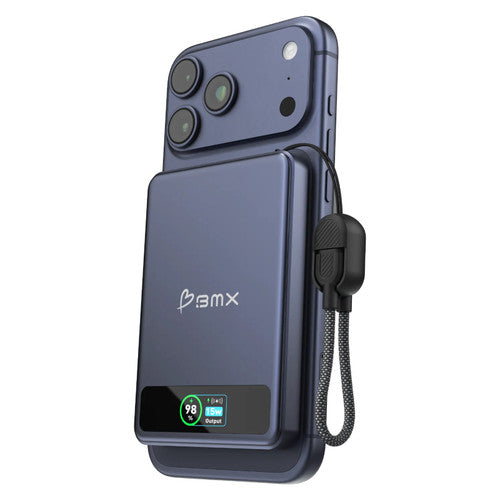 BMX SolidSafe 5K Magnetic Power Bank Blue