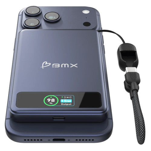 BMX SolidSafe 5K Magnetic Power Bank Blue