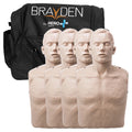Brayden CPR Manikin Pack of 4 with Trolley Bag