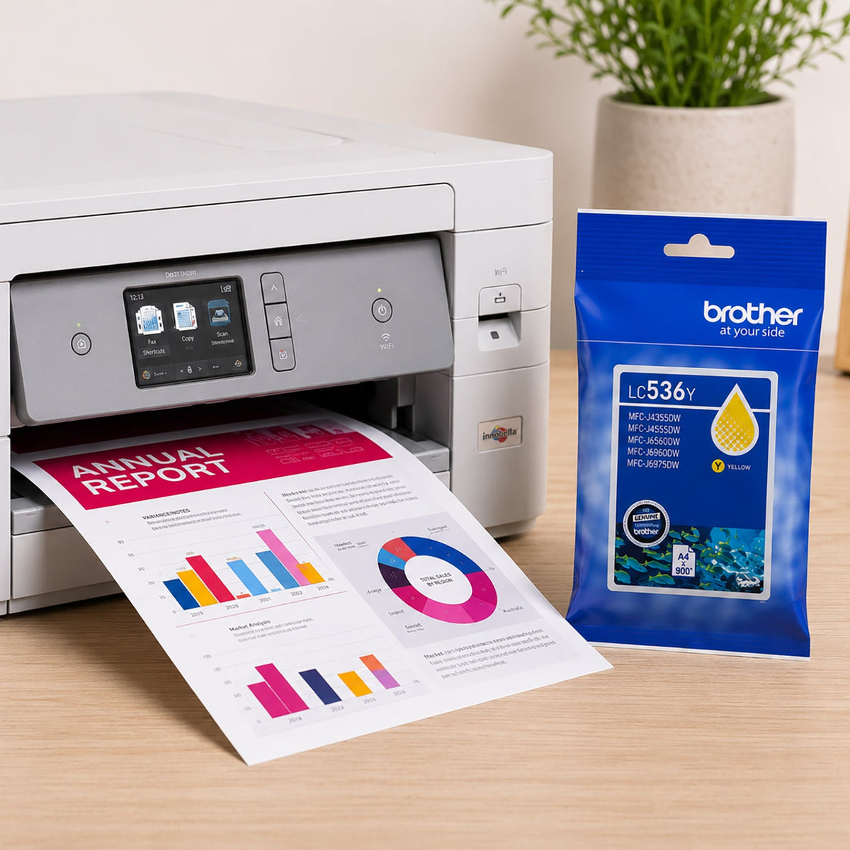 Brother LC-536Y Ink Cartridge Yellow