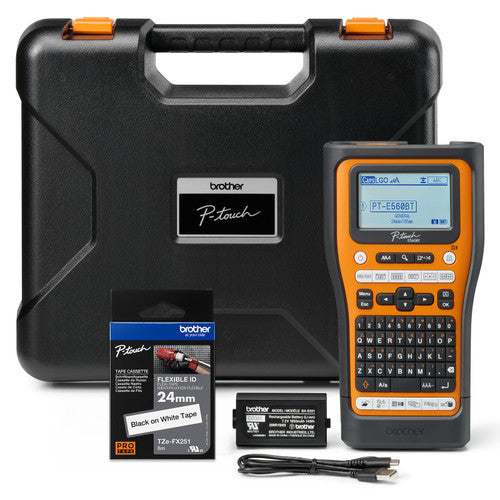 Brother PT-E560BTVP P-Touch Industrial Label Maker Value Pack