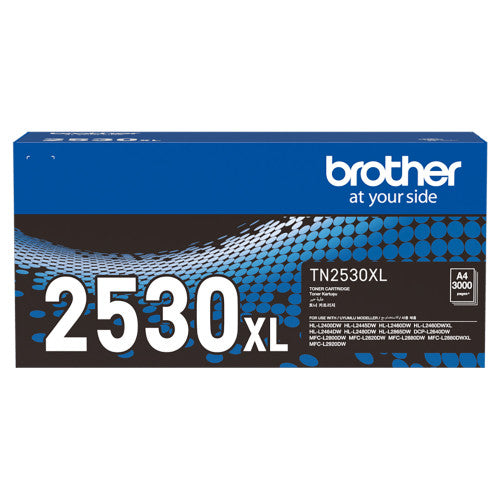 Brother TN2530XL High Yield Toner Cartridge 3000 Pages Black