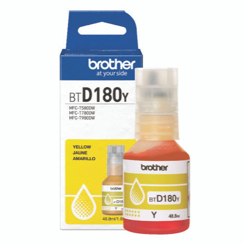 Brother BTD180Y Yellow Ink Bottle 5,000 Pages