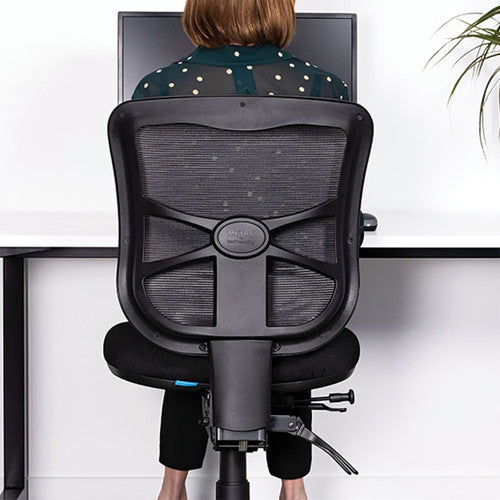 Buro Metro With Seat Slide Black Nylon Base Without Arms Zen Black