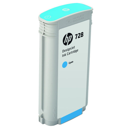 HP 728 DesignJet Ink Cartridge Cyan 130ml