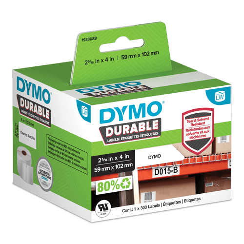 Dymo LabelWriter Durable Shipping Labels 59 x 102mm Roll of 300