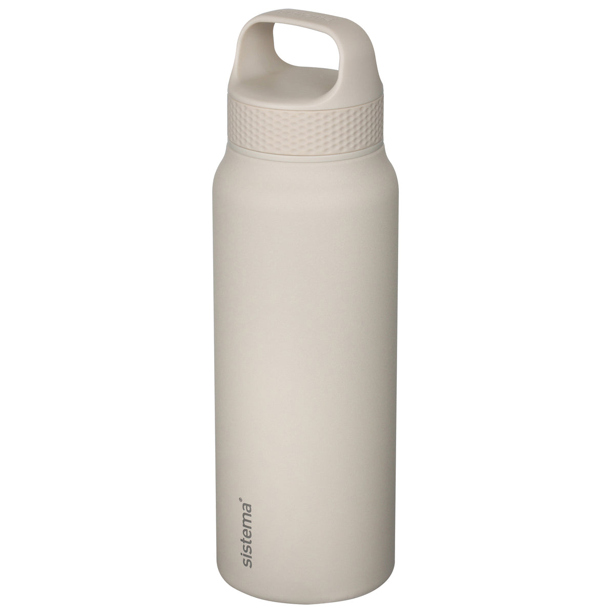Sistema Stainless Steel Insulated Drink Bottle with Carry Handle 650ml Assorted