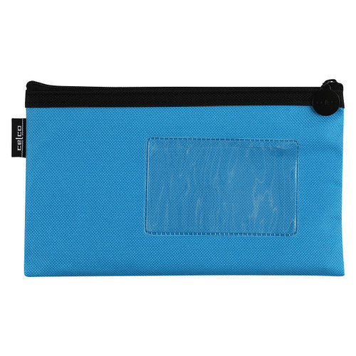 Celco Pencil Case Marine Blue 1 Zip Small 204 x 123mm