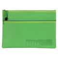Celco Name Pencil Case Green Large 2 Zip 350 x 180mm