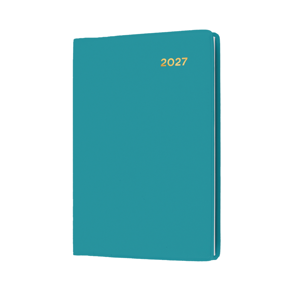 Collins Belmont Diary 2027 A7 Pocket Week to View Teal
