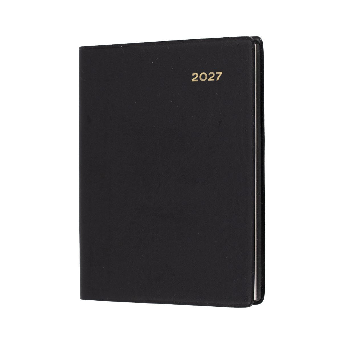 Collins Belmont Diary 2027 A7 Pocket Week to View with Pencil Black