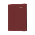 Collins Belmont Diary 2027 A7 Pocket Week to View with Pencil Burgundy