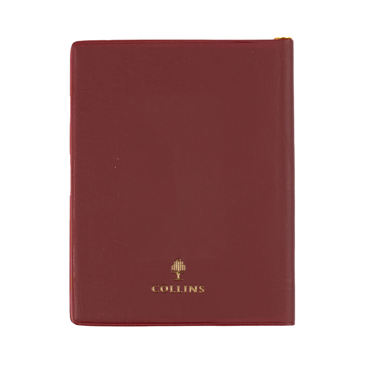 Collins Belmont Diary 2027 A7 Pocket Week to View with Pencil Burgundy