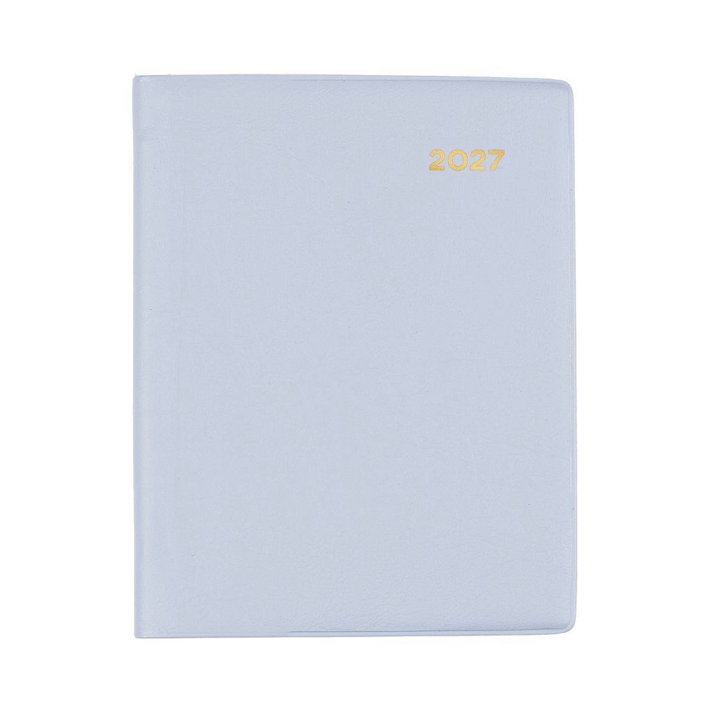 Collins Belmont Diary 2027 A7 Pocket Week to View with Pencil Grey