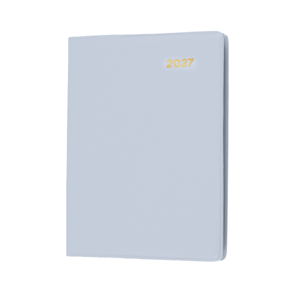 Collins Belmont Diary 2027 A7 Pocket Week to View with Pencil Grey