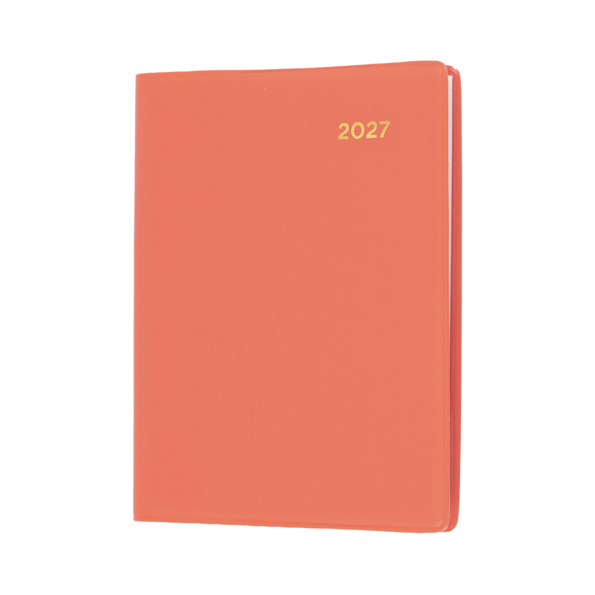 Collins Belmont Diary 2027 A7 Pocket Week to View with Pencil Orange