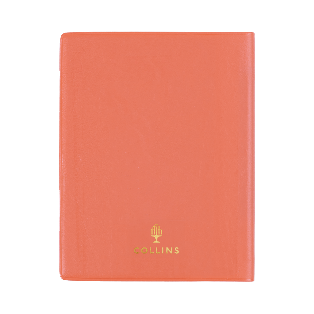 Collins Belmont Diary 2027 A7 Pocket Week to View with Pencil Orange
