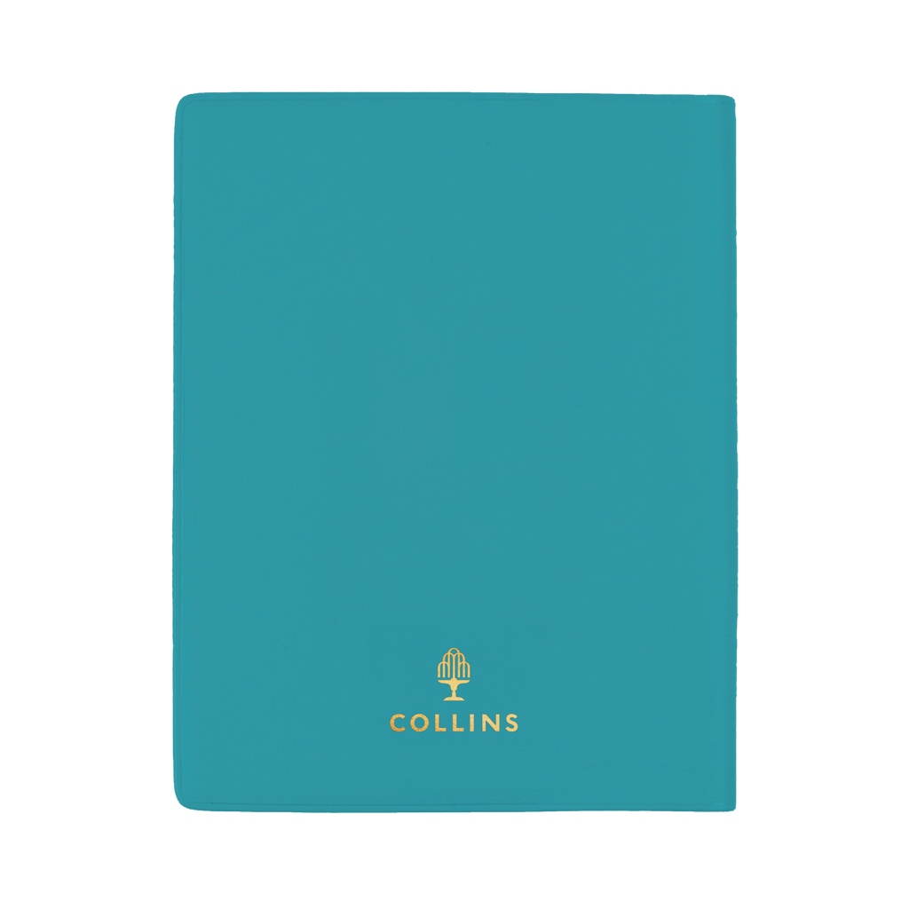 Collins Belmont Diary 2027 A7 Pocket Week to View with Pencil Teal