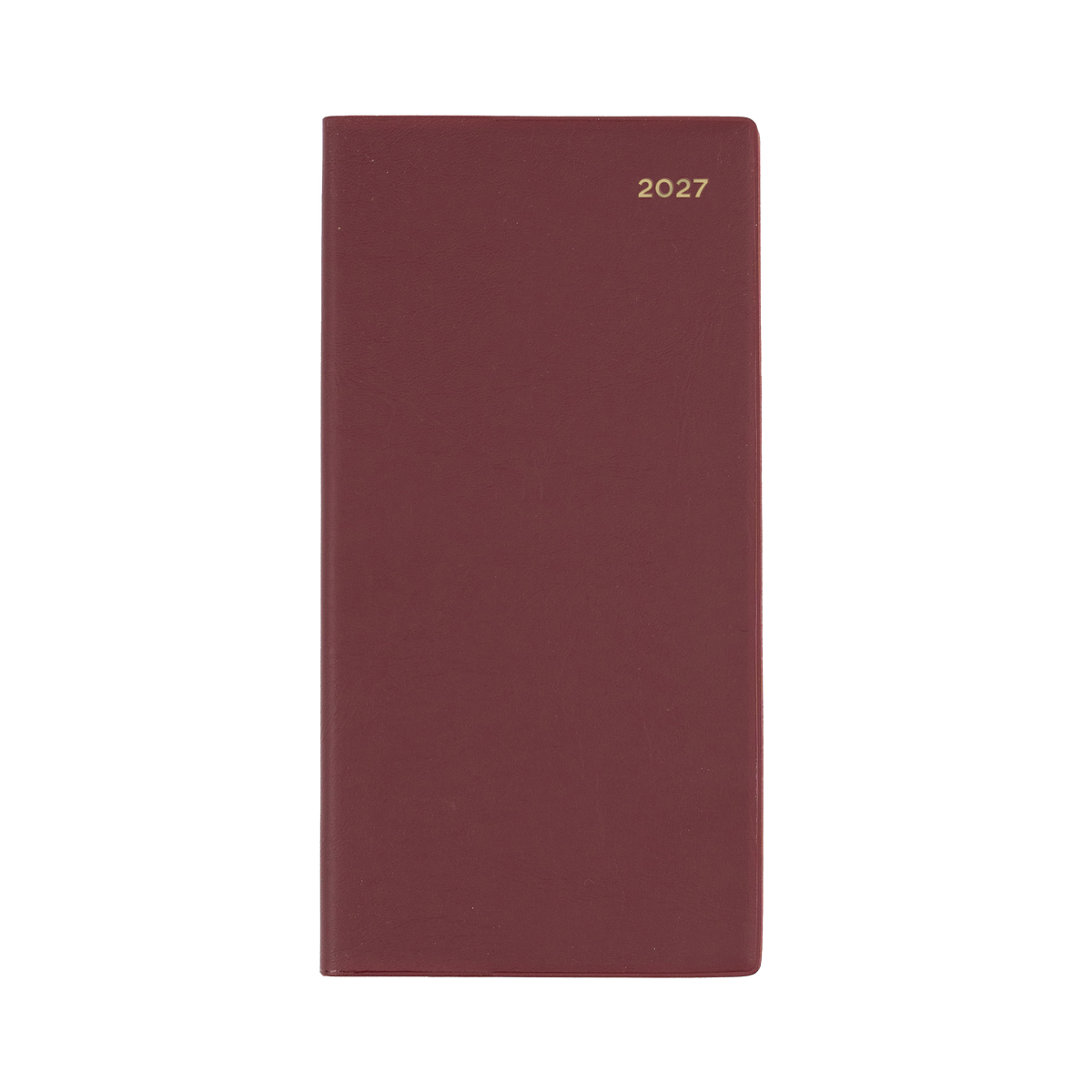 Collins Belmont Diary 2027 B6/7 Slimline Week to View Burgundy