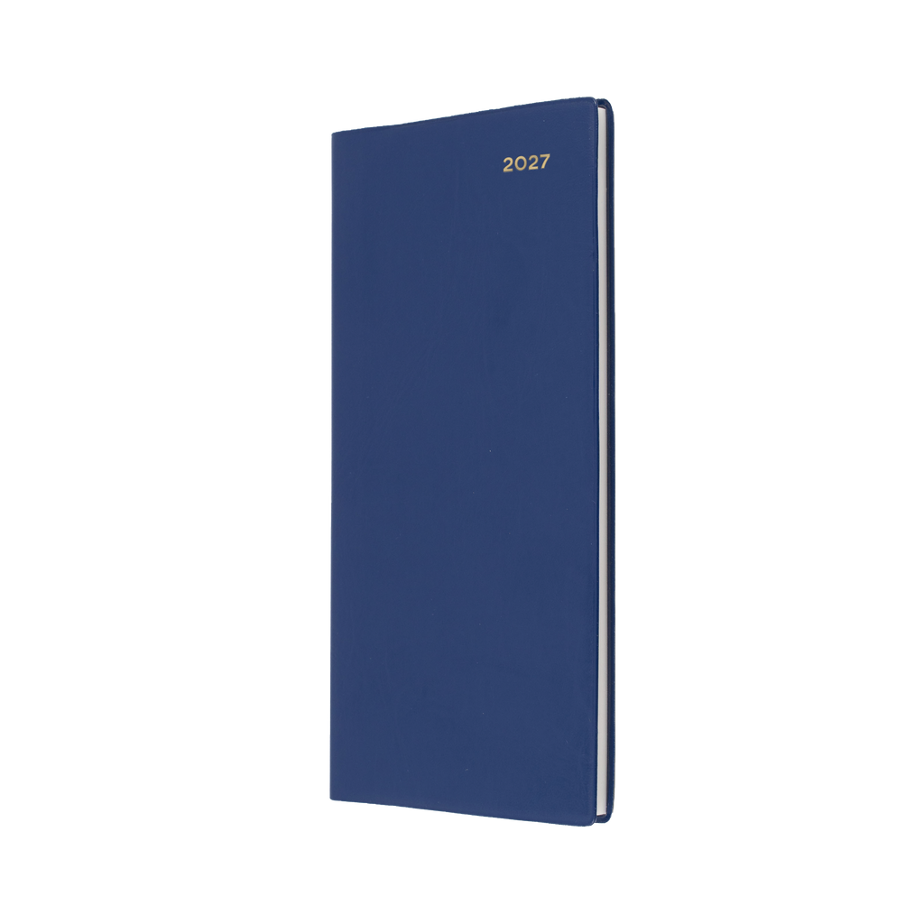 Collins Belmont Diary 2027 B6/7 Slimline Week to View Navy