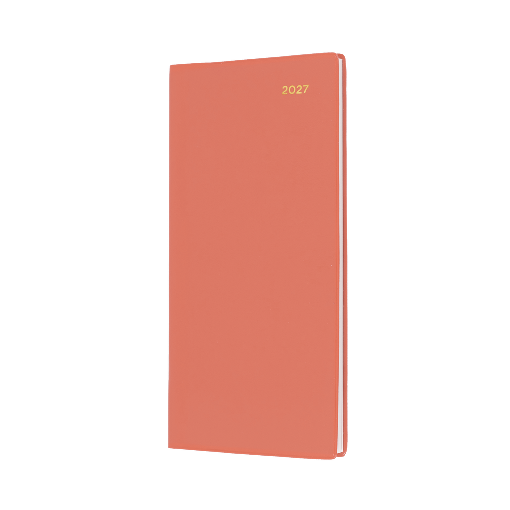 Collins Belmont Diary 2027 B6/7 Slimline Week to View Orange