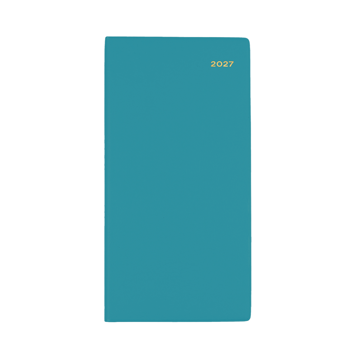 Collins Belmont Diary 2027 B6/7 Slimline Week to View Teal
