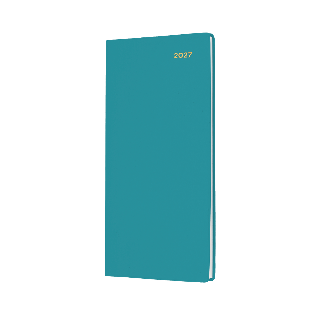 Collins Belmont Diary 2027 B6/7 Slimline Week to View Teal