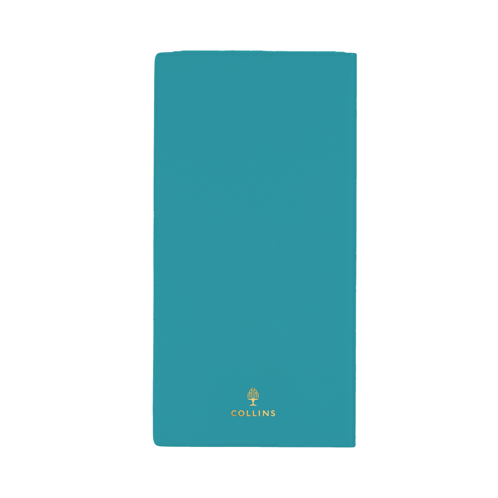 Collins Belmont Diary 2027 B6/7 Slimline Week to View Teal