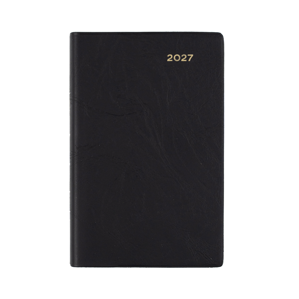 Collins Belmont Diary 2027 B7R Day to Page Black