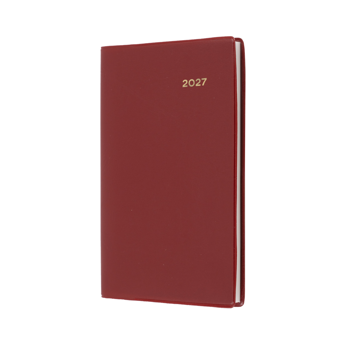 Collins Belmont Diary 2027 B7R Pocket Week to View Burgundy