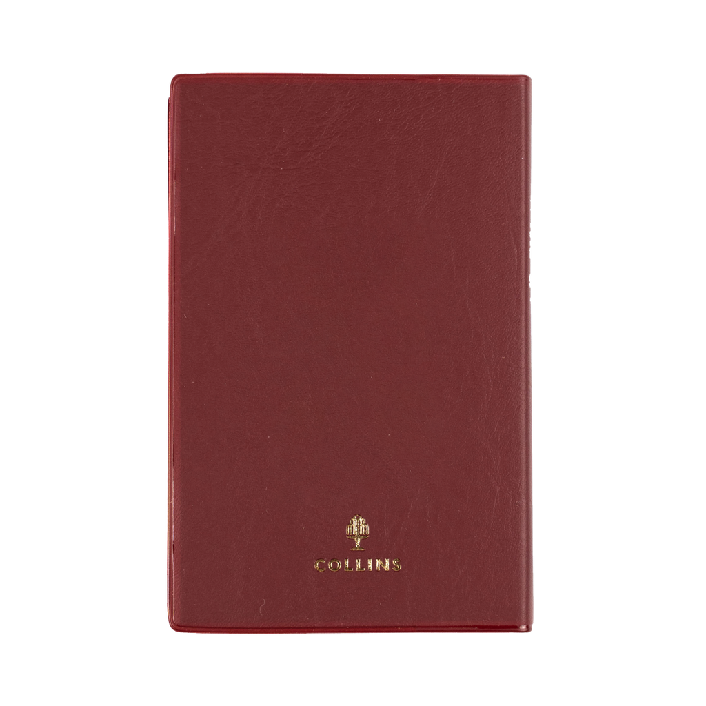 Collins Belmont Diary 2027 B7R Pocket Week to View Burgundy