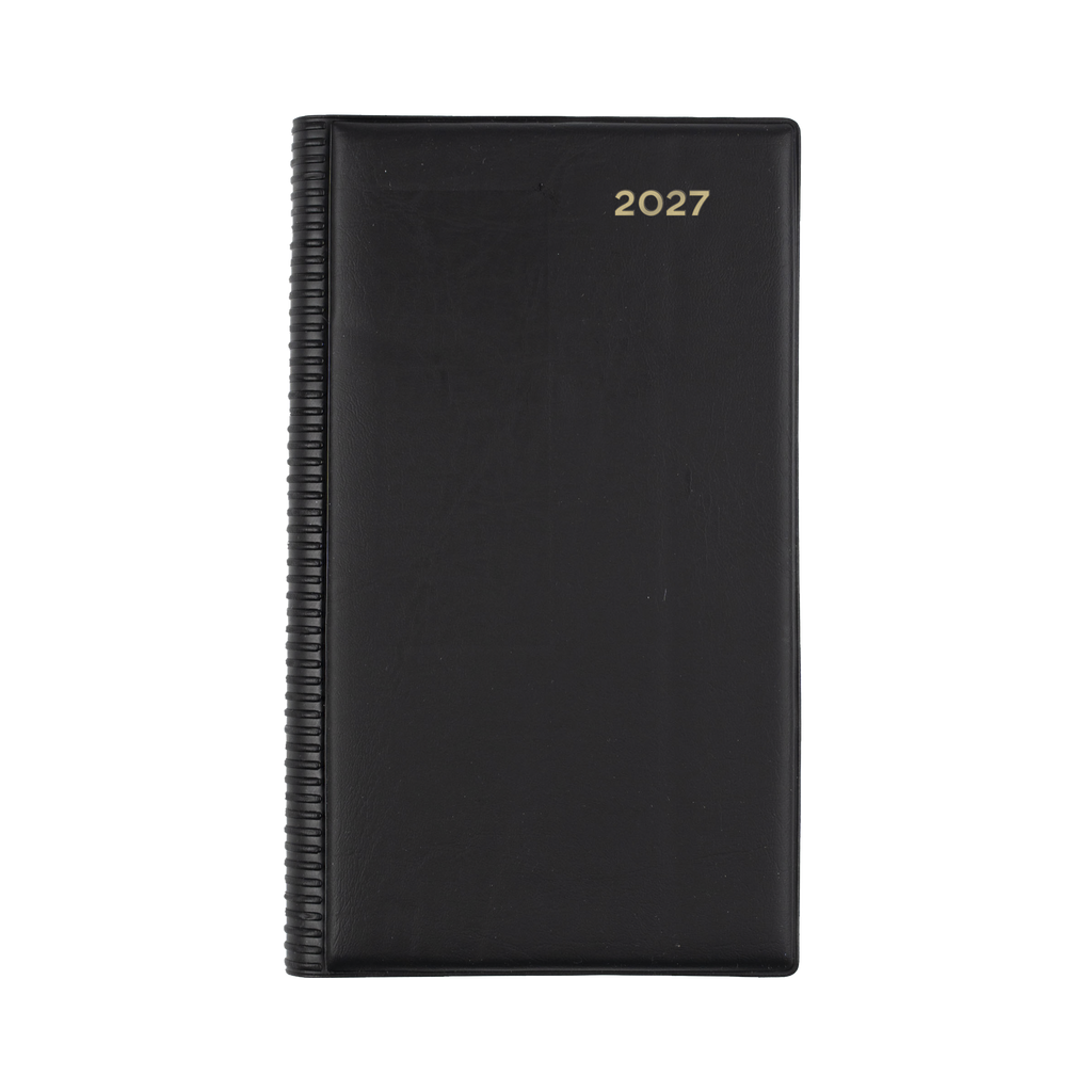 Collins Belmont Octavo Diary 2027 Day to a Page Black