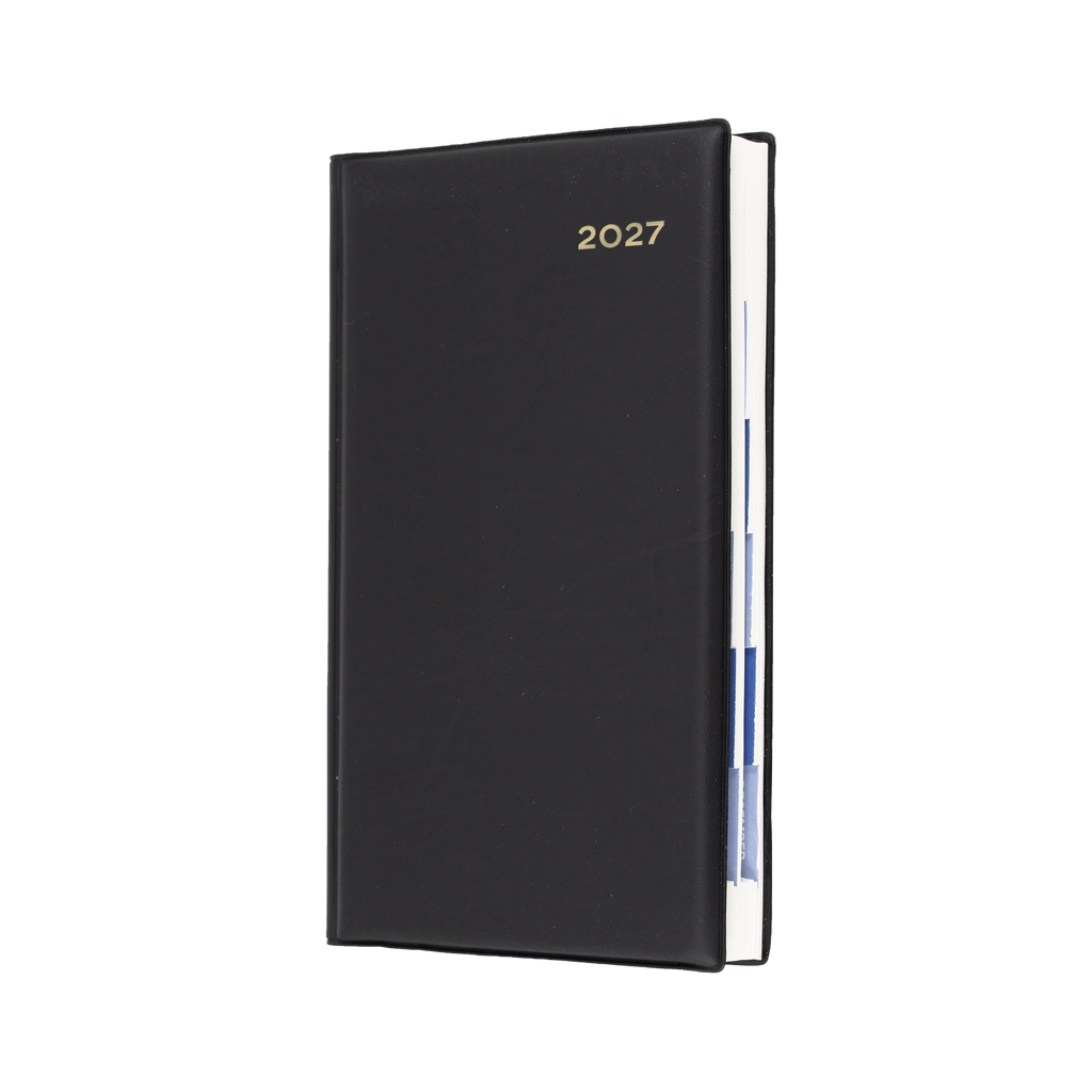 Collins Belmont Octavo Diary 2027 Day to a Page Black