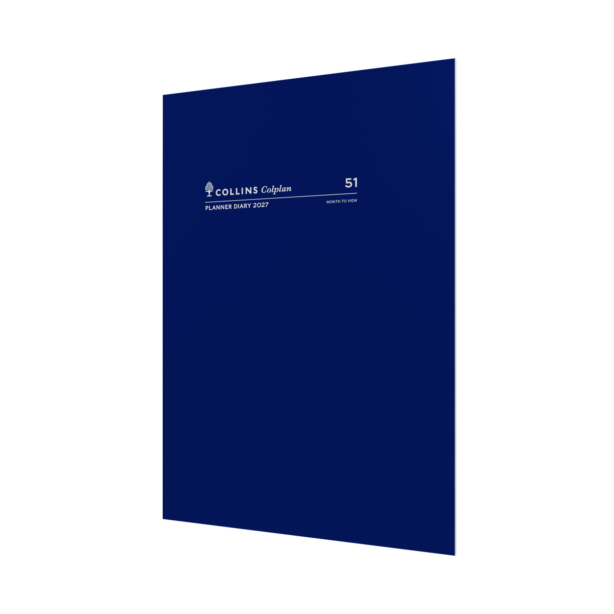 Collins Colplan Planner Diary 2027 A4 Month to View Navy