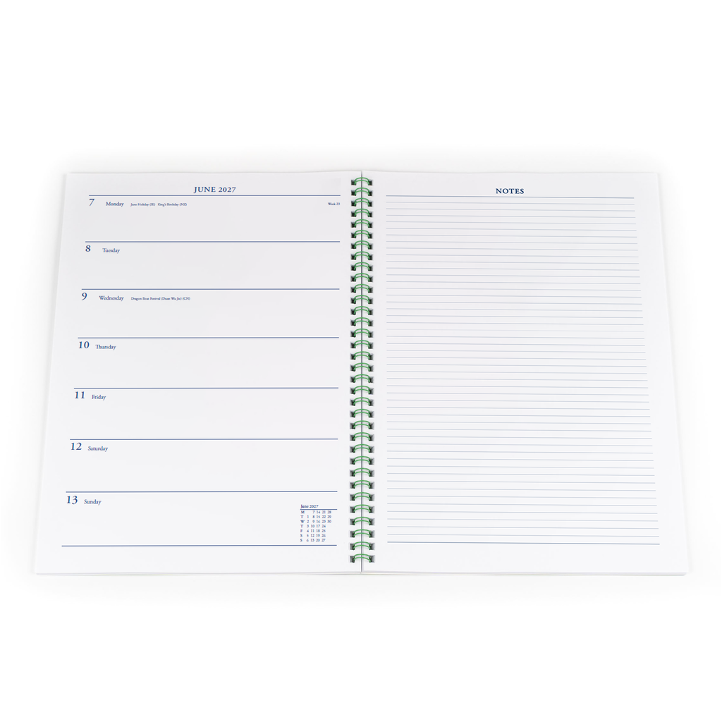 Collins Colplan 2027 A4 Week to View With Notes Diary