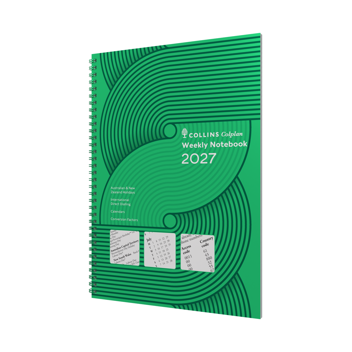 Collins Colplan 2027 A4 Week to View With Notes Diary