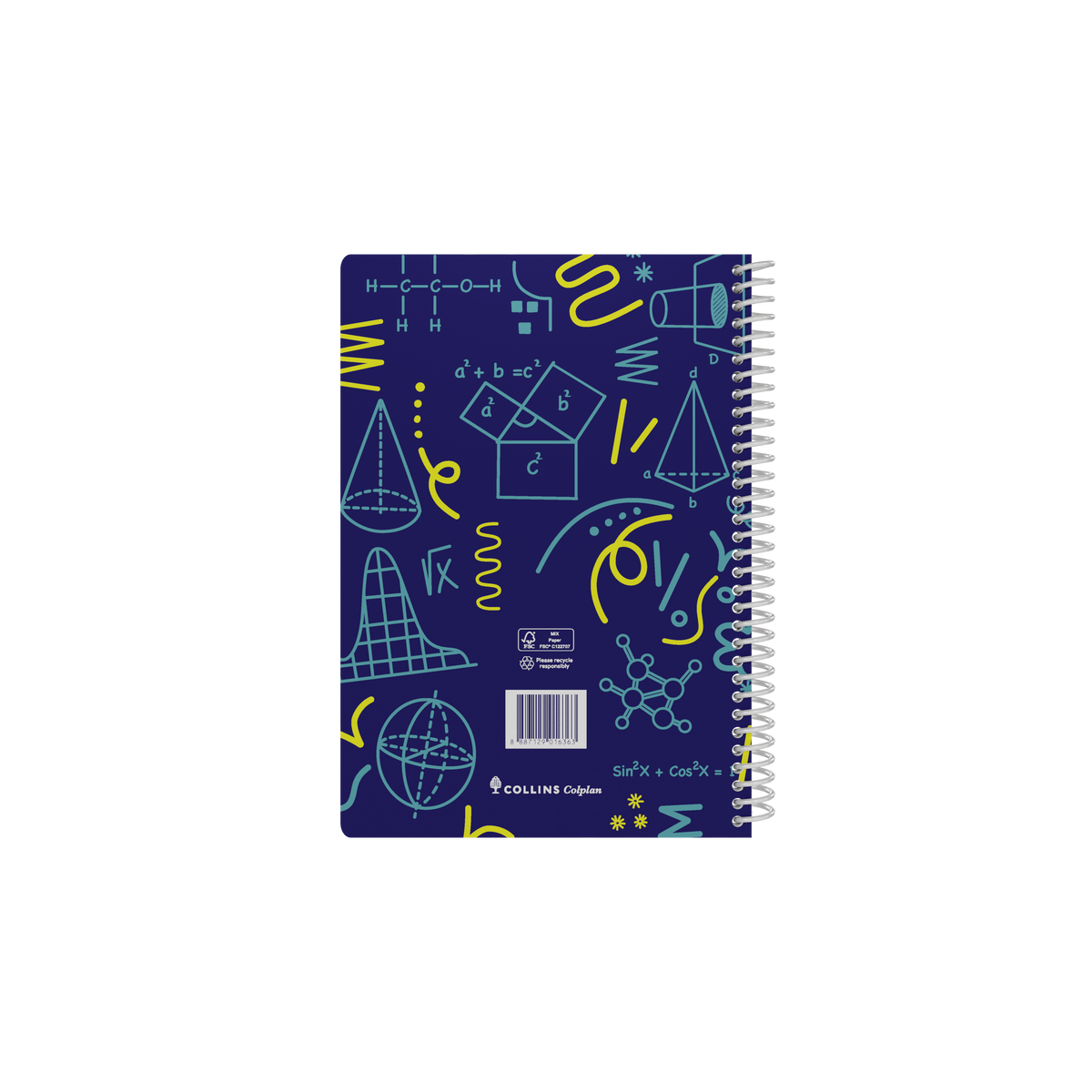 Collins Colplan 2027 A5 Student Diary Week to View Spiral