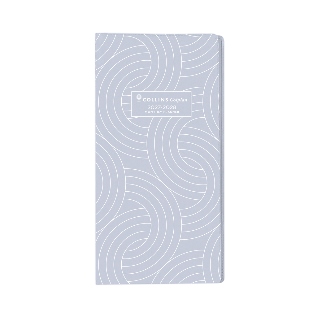 Collins Colplan 2027-28 B6/7 Month to View Planner Diary Grey