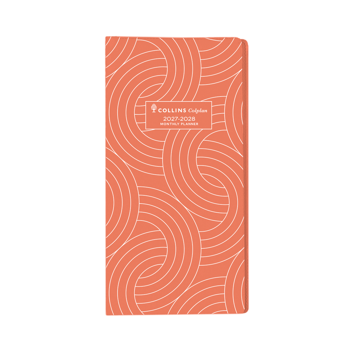 Collins Colplan 2027-28 B6/7 Month to View Planner Diary Orange