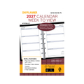 Debden Dayplanner 2027 Pocket 6-Ring Refill - Week to View