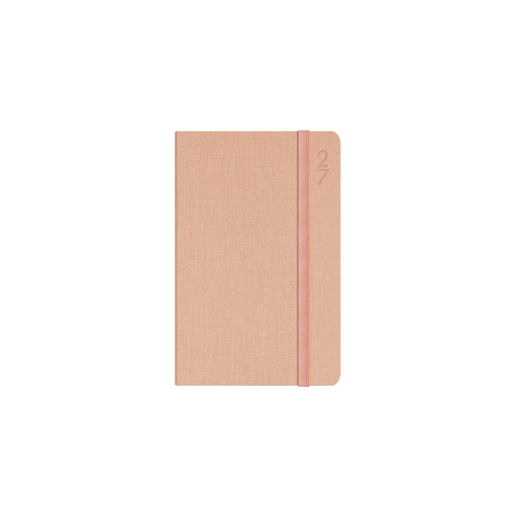 Collins Debden Designer 2027 85x132mm Week to View Peach