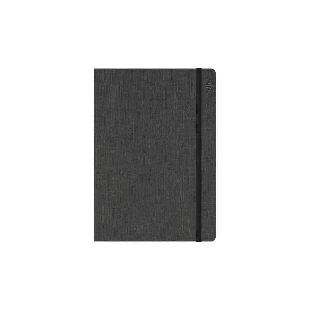 Collins Debden Designer 2027 A5 Day to Page Charcoal