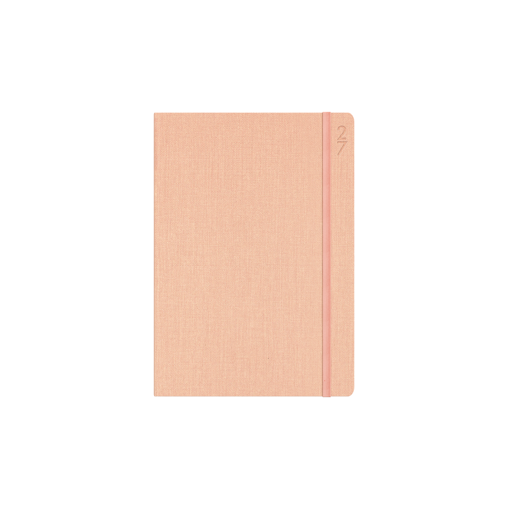 Collins Debden Designer 2027 A5 Day to Page Peach