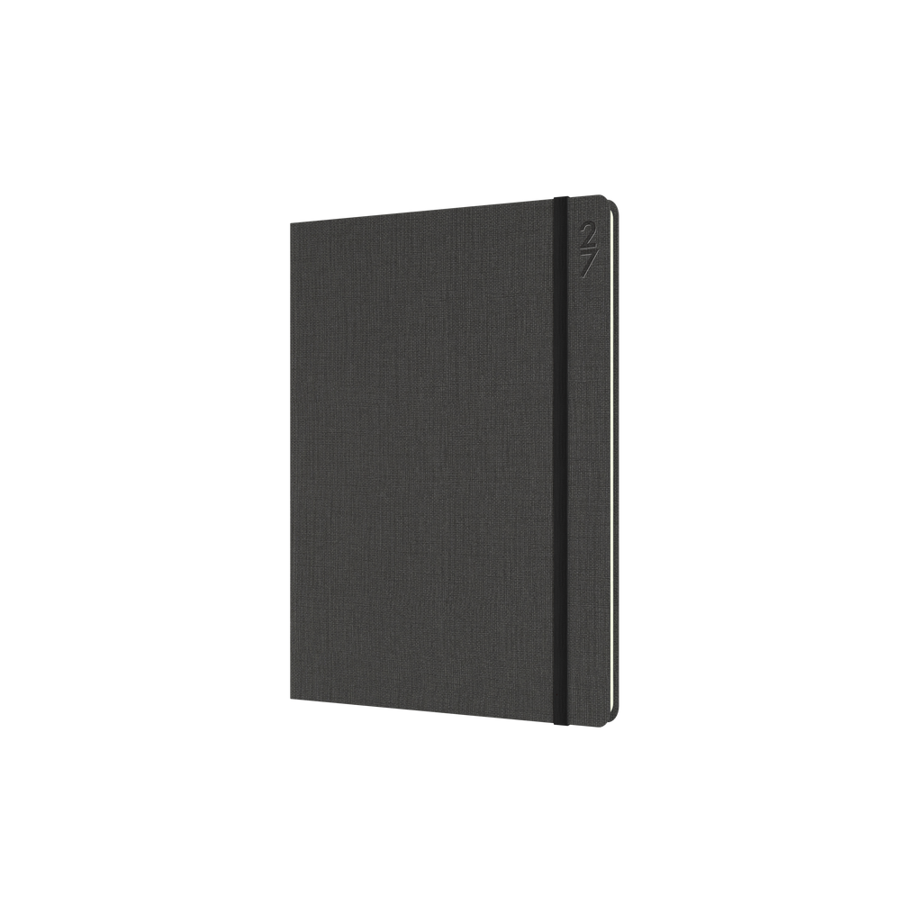 Collins Debden Designer 2027 A5 Week to View Charcoal