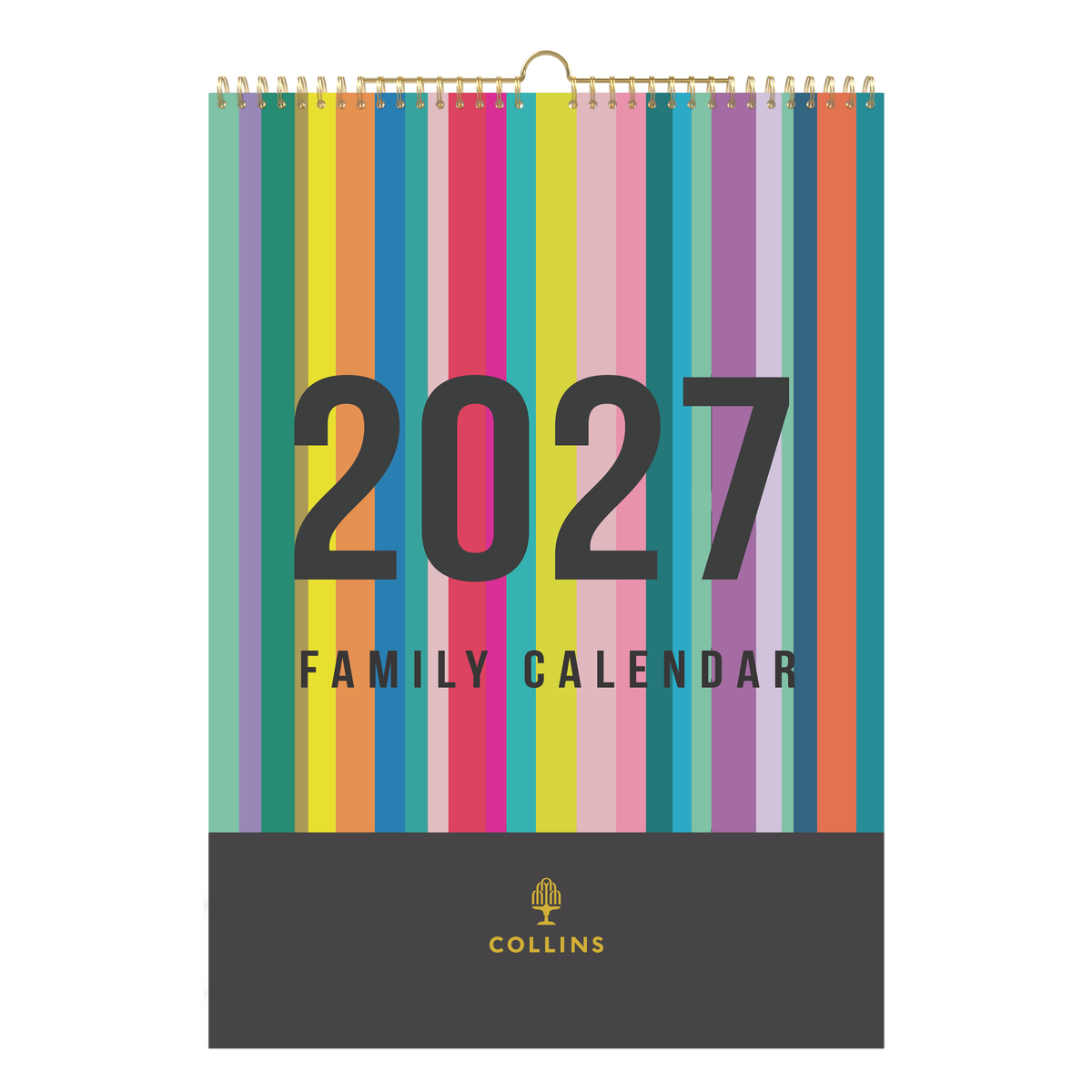 Collins Edge 2027 A3 Wall Calendar Month to View