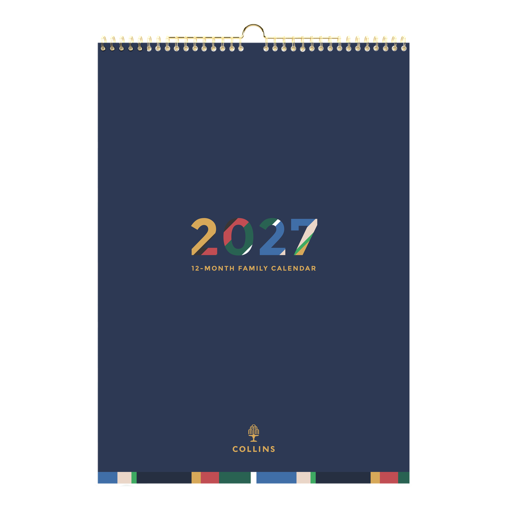 Collins Edge Mira 2027 A3 Wall Calendar Month to View