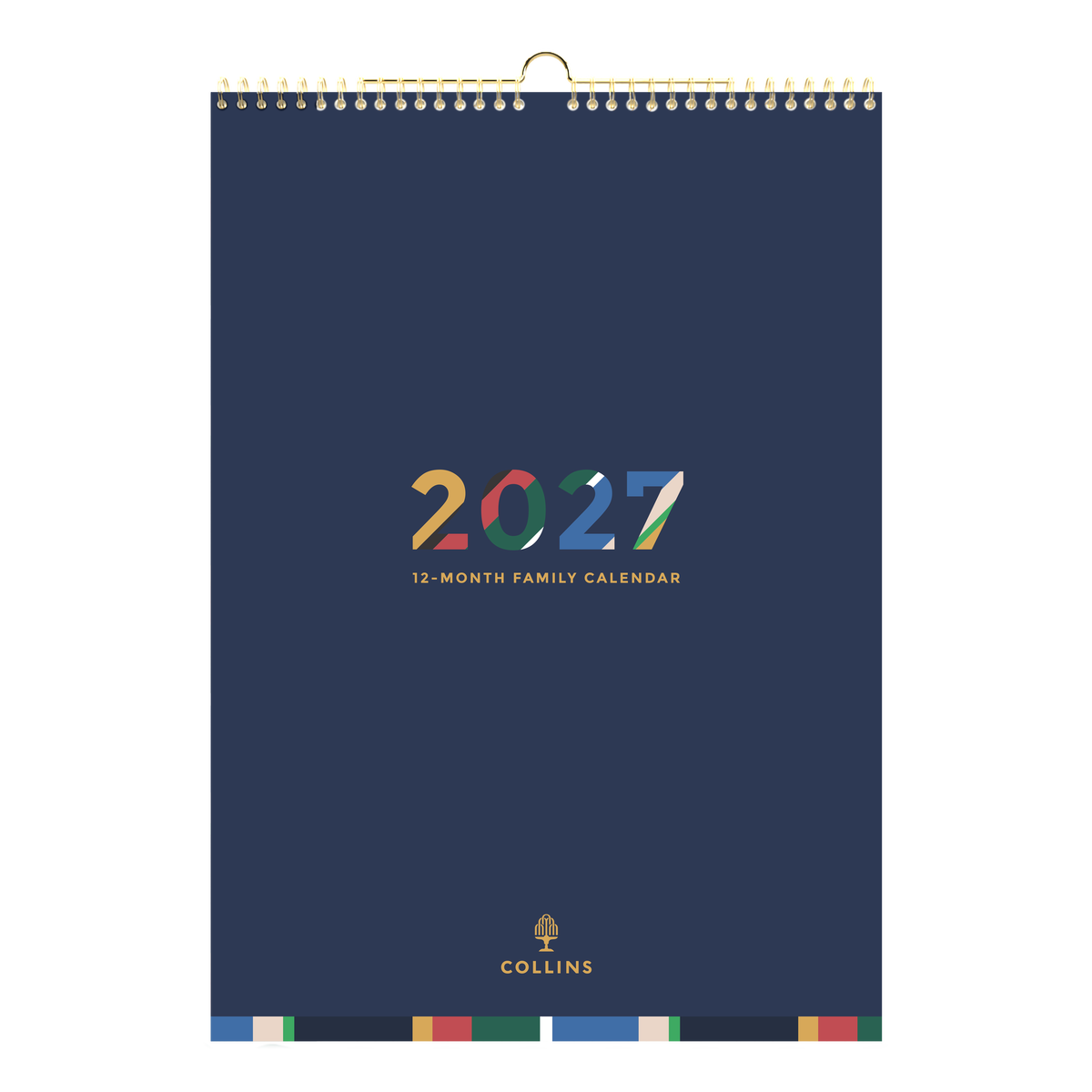 Collins Edge Mira 2027 A3 Wall Calendar Month to View